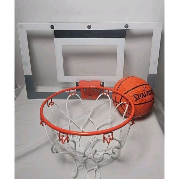 Spalding NBA Slam Jam Over The Door Mini Basketball Hoop Free Shipping - Picture 2 of 5